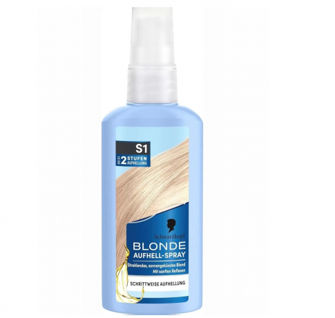 Schwarzkopf Blonde Aufhell-Spray S1, 125ml x 2st, Осветляющий спрей для волос с аргановым маслом для натурального блонда 125 мл x 2 шт