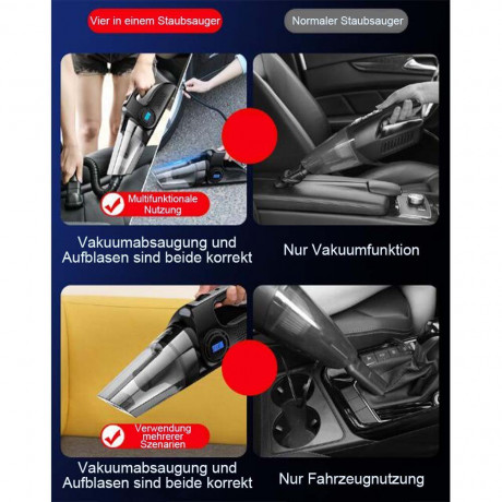 MOUTEN MOUTEN Nass-Trocken-Akkusauger Kabelloser, wiederaufladbarer tragbarer Handstaubsauger mit 9000 PA, Geeignet fur Autos, Wohnungen und Buros  Беспроводной пылесос MOUTEN для влажной и сухой уборки Беспроводной перезаряжаемый портативный ручной пылес