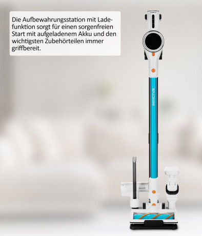 Genius Genius Akku-Bodenstaubsauger Genius INVICTUS X7 FACELIFT Aufbewahrungsstation mit Ladefunktion  Беспроводной пылесос Genius INVICTUS X7 FACELIFT с функцией зарядки