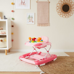 bieco Baby-Walker Lauflernhilfe Spielcenter mit Melodien kippsicher Wippfunktion Lauflernhilfen Детские ходунки