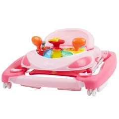 bieco Baby-Walker Lauflernhilfe Spielcenter mit Melodien kippsicher Wippfunktion Lauflernhilfen Детские ходунки