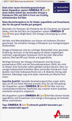 Doppelherz system OMEGA-3 Gel-Tabs family Zitrone, 60st, Омега-3 из морской рыбы + витамин D, жевательные мармеладки со вкусом лимона для детей от 4-х лет и взрослых, 60 шт