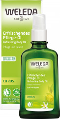 WELEDA CITRUS Erfrischendes Pflege-Oel, 100 ml, Освежающее масло для тела Citrus с миндальным маслом и ароматом лимона, 100 мл