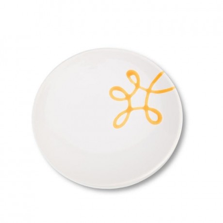 Gmundner Keramik Gmundner Keramik Gelbgeflammt Kaffee-/Tee-Untertasse Cup d: 15 cm / h: 2,5 cm Керамическая чашка Gmundner для чая/кофе с желтым пламенем д: 15 см / высота: 2,5 см