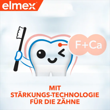 elmex Junior Zahnpasta 6-12 Jahre 3x 75 ml Vorteilspack, Детская зубная паста Junior для защиты постоянных зубов, 6–12 лет, 3 × 75 мл