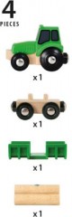BRIO Traktor mit Holz-Anhanger Трактор с лесовозным прицепом