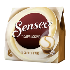 Senseo Kaffeepads Cappuccino, Сенсео Кофе в чалдах Капучино, 8 штук, 92 г