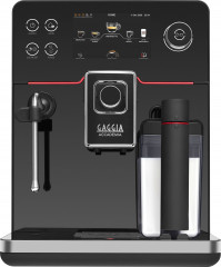 Gaggia Gaggia Kaffeevollautomat Accademia, hochwertige schwarze Glasfront  Полностью автоматическая кофемашина Gaggia Accademia, передняя панель из высококачественного черного стекла