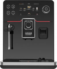 Gaggia Gaggia Kaffeevollautomat Accademia, hochwertige schwarze Glasfront  Полностью автоматическая кофемашина Gaggia Accademia, передняя панель из высококачественного черного стекла