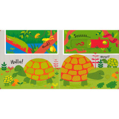 Usborne Verlag Babys erstes Schiebebuch: Im Zoo Книга с первыми слайдами ребенка: В зоопарке