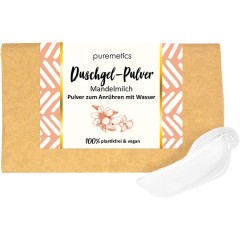 puremetics Duschgel-Pulver Mandelmilch  Порошок геля для душа с миндальным молоком