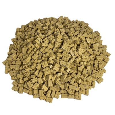 LEGO LEGO1x2 Mauersteine  Hellbeige - 1000 Stuck - Light tan bricks Кубики LEGO1x2 светло-бежевые — 1000 штук — Светло-коричневые кирпичи
