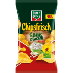 Funny-frisch Картофельные чипсы со сметаной и диким луком 175г