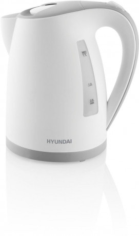 Hyundai Hyundai Wasserkocher VK107G, 1,7 l, 2200 W, Sicherheits-Thermosicherung, herausnehmbarer Filter  Hyundai Kettle VK107G 1,7 л, 2200 Вт, предохранительный термопредохранитель, съемный фильтр