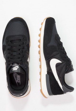Nike Sportswear INTERNATIONALIST Sneaker low black/summit white/anthracite/sail INTERNATIONALIST Низкие кроссовки женские черный/белый на вершине/антрацит/парус