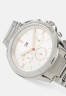 Tommy Hilfiger KENNEDY Chronograph watch silver-coloured/white KENNEDY Часы с хронографом серебристый/белый