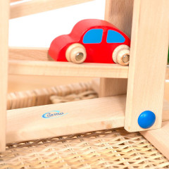 Coemo Kugelbahn Holz 7 mobile Teile Мраморная дорожка из дерева 7 подвижных частей