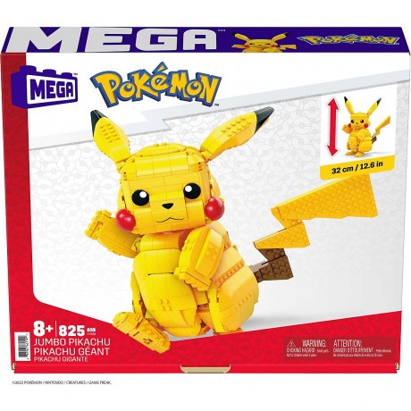 Mattel Mega Construx Pokemon Jumbo Pikachu Mega Construx Покемон Джамбо Пикачу