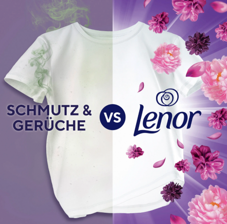 Lenor Color Flussigwaschmittel Amethyst Blutentraum 20WL, Гель для стирки цветного белья с ароматом Цветочная мечта, 20 загрузок (900мл)