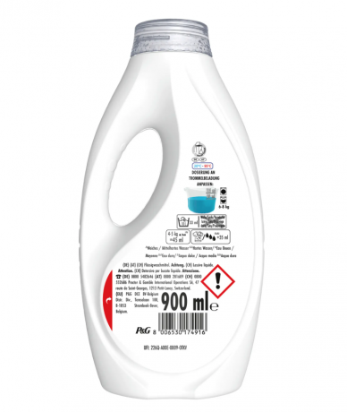 Lenor Color Flussigwaschmittel Amethyst Blutentraum 20WL, Гель для стирки цветного белья с ароматом Цветочная мечта, 20 загрузок (900мл)