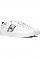 Tommy Hilfiger COURT WITH WEBBING  Trainers wit КУРТ С ЛЕНТОЙ Кроссовки остроумие