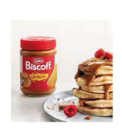 Lotus Biscoff Spread Creamy 1,6kg x 3st, Паста карамельная для всей семьи и кафе (Бельгия), кремовая намазка, насыщенный вкус печенья, на основе карамельного печенья, гладкая текстура, сладкий пряный аромат, Набор 1,6 кг х 3шт