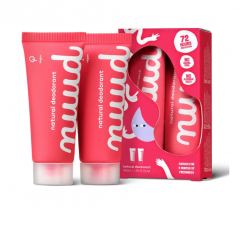 Nuud Smarter Pack RED Magic Cap 100% 40ml (2st x 20ml), Натуральный дезодорант с эффектом до 3 дней, cверхэффективная формула, 40мл (хватает на 4-5 месяцев) 