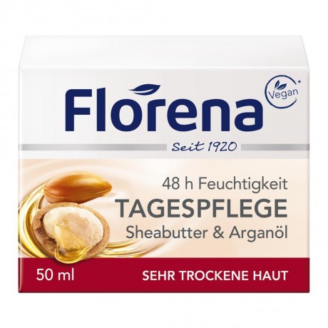 Florena Tagespflege Sheabutter & Arganol  Дневной уход Масло ши и арганол