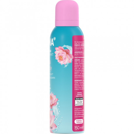 ISANA Parfum Deodorant Aqua Miracle 150ml, Изана Парфюмированный дезодорант-спрей, свежесть лотоса и водных цветов, 48ч защита, 150 мл