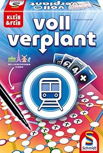 Schmidt Spiele 49399 Voll verplant Настольная игра Всё по плану (Германия), хитрый расчёт маршрута, кости, от 1 до 4 игроков, от 8 лет