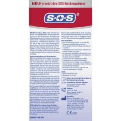 SOS Warme Fleece-Schal, 1 Stuck, SOS Согревающий флисовый шарф, многоразовый, с согревающей подушечкой, при болях в шее и плечах, 1 шт.