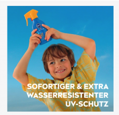 NIVEA SUN Sonnenspray Kids Schutz &amp; Pflege, LSF 50+, Солнцезащитный спрей для детей, защита и уход, SPF 50+, 250 мл