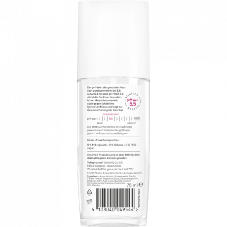 SEBAMED Frische Deo frisch Zerstauber, 75 ml, Себамед Дезодорант-распылитель освежающий, без газа, 75 мл