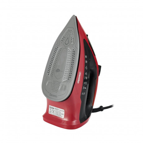 Mesko Mesko Dampfbugeleisen MS 5031, Bugeleisen, Keramiksohle, 1,5m Kabel, grosser Wassertank, rot schwarz  Паровой утюг Mesko MS 5031, утюг, керамическая подошва, кабель 1,5 м, большой резервуар для воды, красный черный
