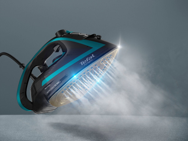 Tefal Tefal Dampfbugeleisen FV8066 Puregliss, 3000 W, 280 g/Min. Dampfstoss, Vertikaldampf, XL Einfulloffnung, stabile Ablage  Паровой утюг Tefal FV8066 Puregliss, 3000 Вт, 280 г/мин. Паровая струя, вертикальное отпаривание, заправочное отверстие XL, усто