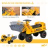 HOMCOM Kinder Bulldozer mit Stauraum Детский бульдозер с местом для хранения
