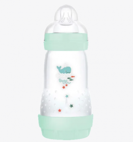 mam Babyflasche Easy Start Anti-Colic, mint, von Geburt an, 260 ml, Детская антиколиковая бутылочка Easy Start, мятный цвет, с рождения, 260 мл