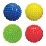 Edushape Sensory Opaque Sensory Ball Packung mit 4 farbenfrohen und einzigartig texturierten 10-cm-sensorischen Ballen Сенсорные непрозрачные сенсорные шарики Набор из 4 разноцветных сенсорных шариков с уникальной текстурой диаметром 10 см.