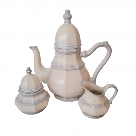 Набор для чая винтажный Leonardo Classic / Gallo Design, чайник, молочник, сахарница, фарфор, Германия, 1960-70гг.