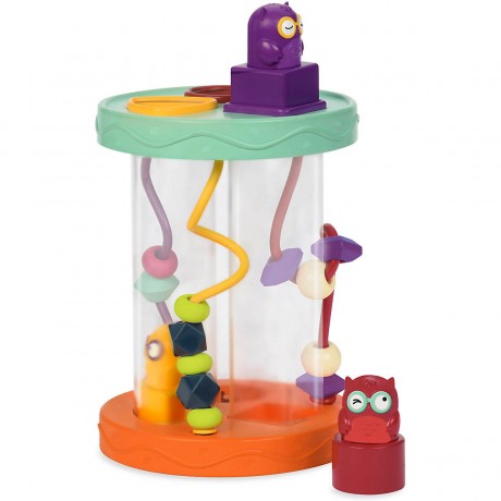 B.Toys Formensortierspiel Hooty-Hoo mit Motorikschleifen Игра сортировки фигур Hooty-Hoo с циклами моторики