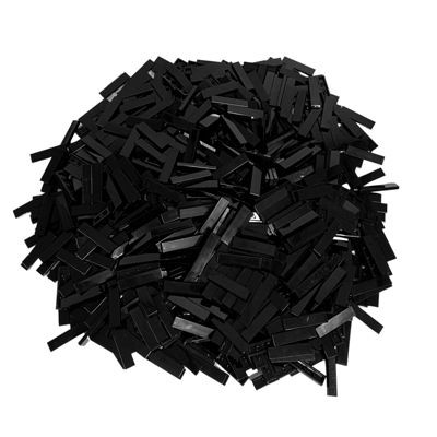 LEGO LEGO 1x4 Fliesen Schwarz -  500 Stuck - Black tile 2431 LEGO 1x4 Плитки Черные - 500 штук - Черная плитка 2431
