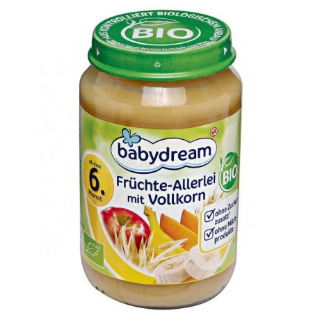 babydream Bio Fruchte-Allerlei mit Vollkorn 190 г