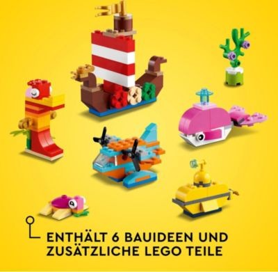 LEGO LEGO Classic 11018 Kreativer Meeresspass LEGO Classic 11018 Морское творчество