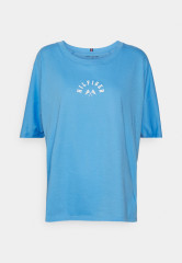 Tommy Hilfiger RELAXED GRAPHIC TEE Sports T-shirt hydrangea blue ФУТБОЛКА RELAXED GRAPHIC Спортивная футболка гортензия синяя