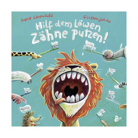 Boje Verlag Hilf dem Lowen Zahne putzen! Помогите льву почистить зубы!
