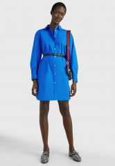 Tommy Hilfiger Shirt dress th electric blue Рубашка-платье электрический синий