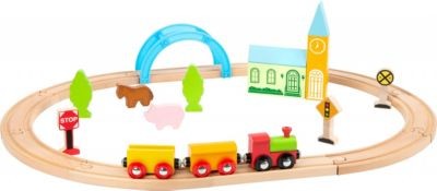 Small Foot Holzeisenbahn Stadt und Land Городская и деревенская деревянная железная дорога