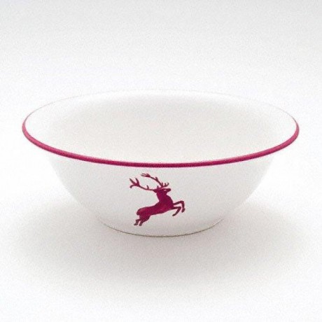 Gmundner Keramik Gmundner Keramik Bordeauxroter Hirsch Salatschussel d: 20 cm / 0,5 L Салатник Gmundner керамический бордо из благородного оленя d: 20 см / 0,5 л