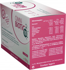 OMNI-BIOTIC 10, 30x5g, 2st, Комплекс бактерий Омни Биотик 10 штаммов бактерий для микрофлоры кишечника, Германия, 30 саше х 5 грамм x 2 упаковки (60 саше)