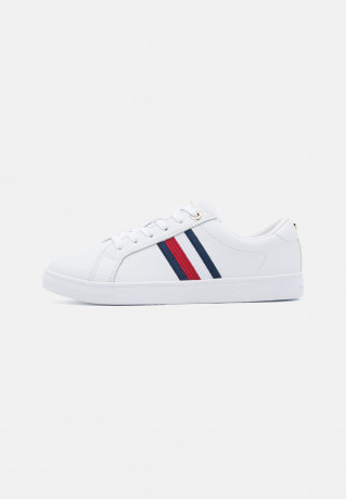 Tommy Hilfiger ESSENTIAL STRIPES Trainers white ESSENTIAL STRIPES Кроссовки белый